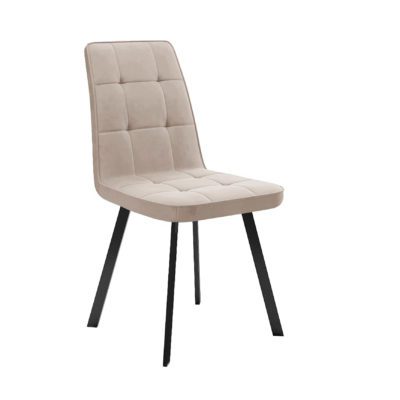 Стул DikLine 207 B03 BEIGE, ножки черные