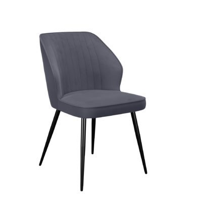 Стул DikLine 222M B28 ANTRACITE, ножки черные